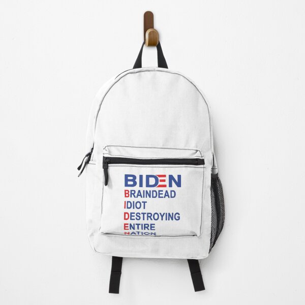 Item preview, Biden Braindead Idiot Destroying Entire Nation, Anti Joe Biden, Anti Biden designed and sold by Mirnamar.
