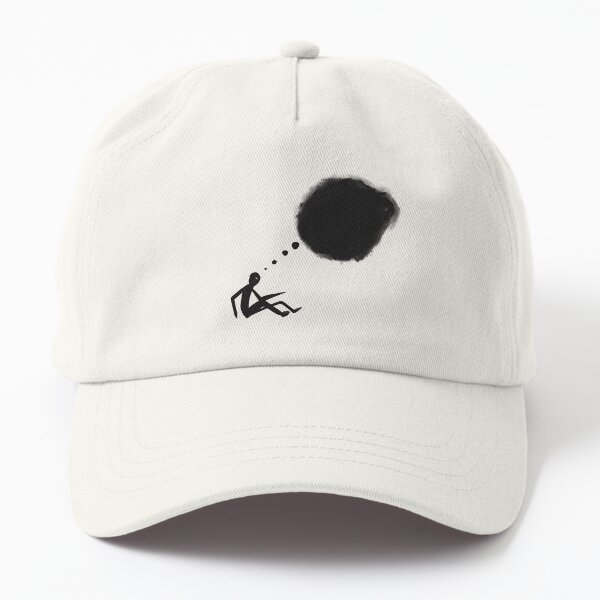 Dark Thoughts About Dark Things | Cartoons for Depressives Dad Hat