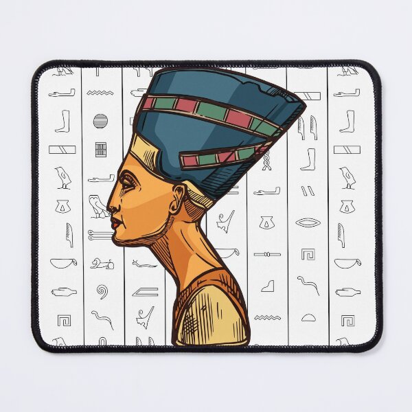 Item preview, Hand drawn Nefertiti Ancient Egypt Goddess designed and sold by Red-ElYoubi.