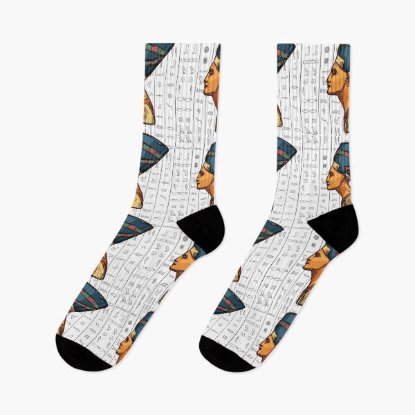 Item preview, Hand drawn Nefertiti Ancient Egypt Goddess designed and sold by Red-ElYoubi.
