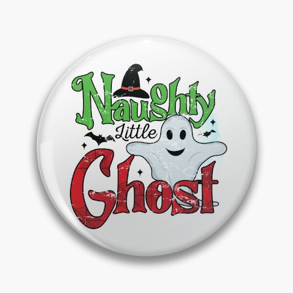 Item preview, Naughty Little Ghost, Happy Halloween designed and sold by mdnrsakib.