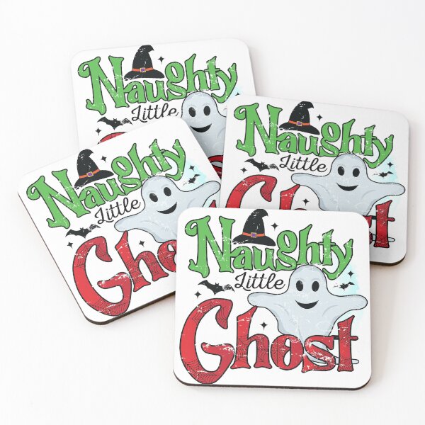 Item preview, Naughty Little Ghost, Happy Halloween designed and sold by mdnrsakib.
