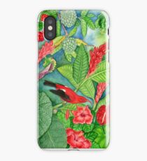 Red Iiwi Garden iPhone Case
