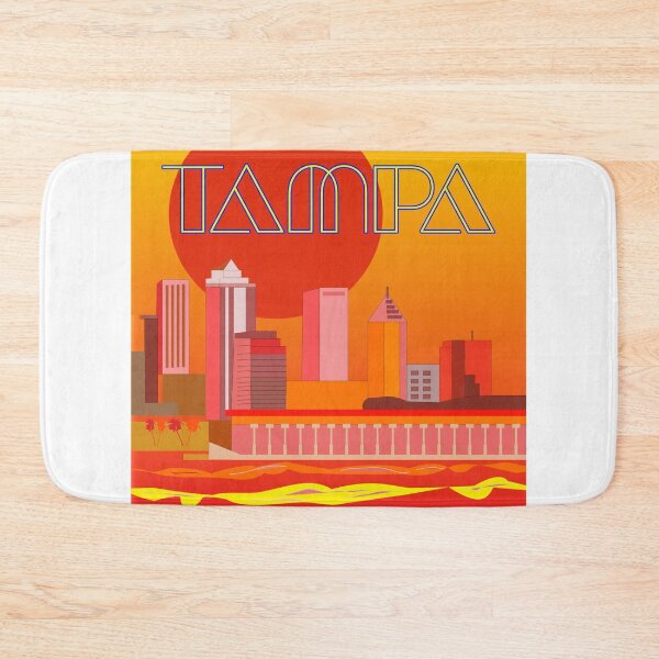 Item preview, Modern Tampa Skyline designed and sold by EdwardMonet.