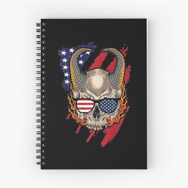 Item preview, American Halloween Demon Skull designed and sold by RaymondPurves.