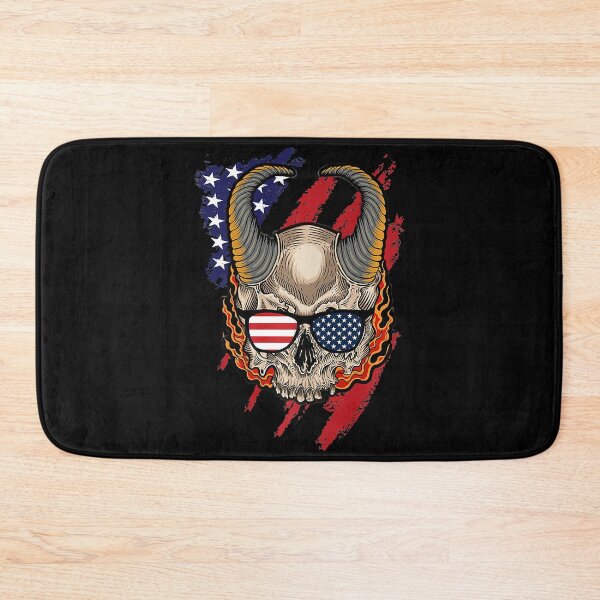 Item preview, American Halloween Demon Skull designed and sold by RaymondPurves.