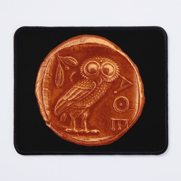 Item preview, ANTIQUE OWL BRONZE COIN designed and sold by BulganLumini.