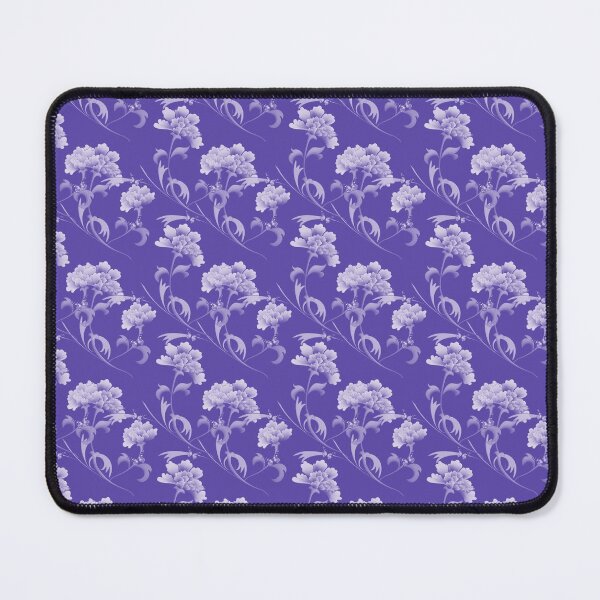 Item preview, Wispy Oriental Floral Design in Violet designed and sold by WisdomInspired.