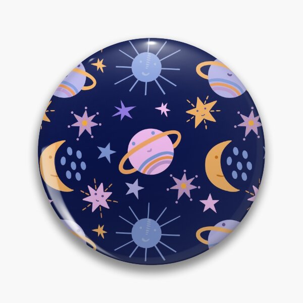 Item preview, night moon stars pattern designed and sold by Lovely-Patterns.
