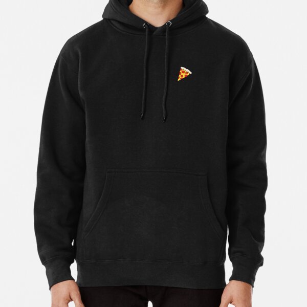 Delicious Pepperoni / Salami Pizza - Pattern with extra cheese Pullover Hoodie