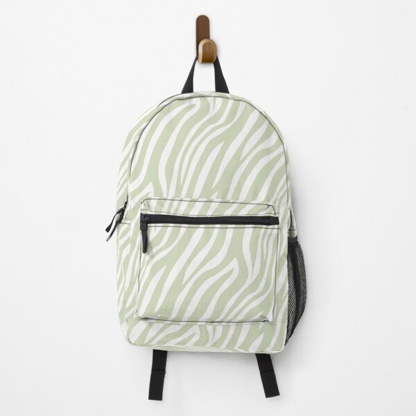 Item preview, Minimalistic Pistachio Abstract Zebra Pattern designed and sold by dasiegraphics.