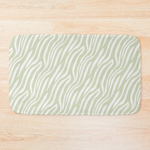 Item preview, Minimalistic Pistachio Abstract Zebra Pattern designed and sold by dasiegraphics.
