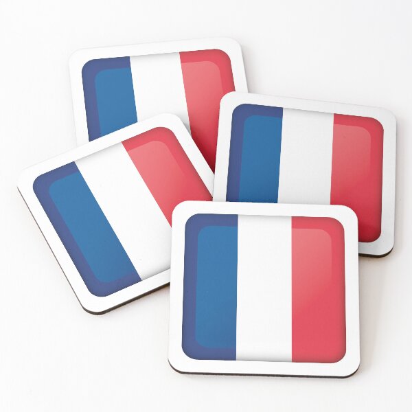 Item preview, Icon representing square button flag of France. Ideal for catalogs of institutional materials and geography designed and sold by LucianoCosmo.