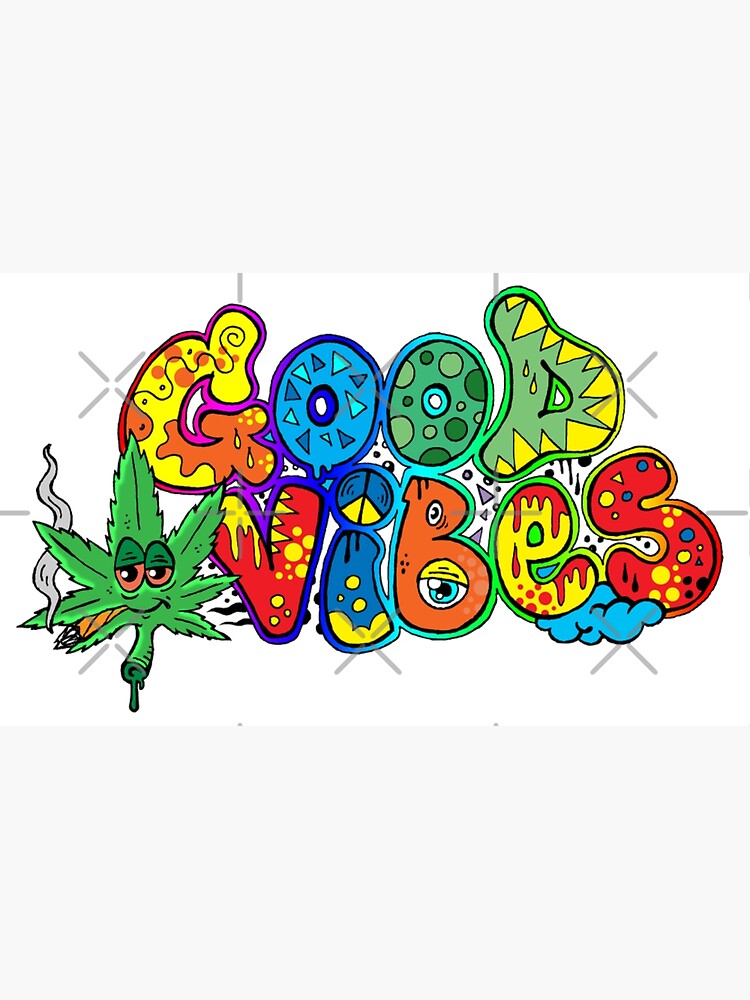 "High life Good Vibes Doodle Art" Poster for Sale by Goldenplace