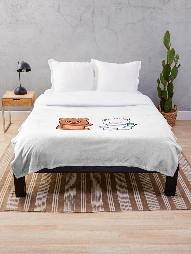 Mocha discount bed throw