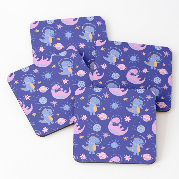 Item preview, Dinosaur Space cute kids pattern designed and sold by Lovely-Patterns.