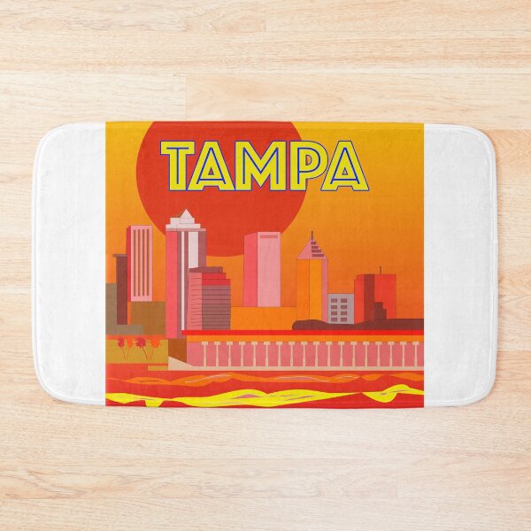 Item preview, BOLD Modern Tampa Skyline designed and sold by EdwardMonet.