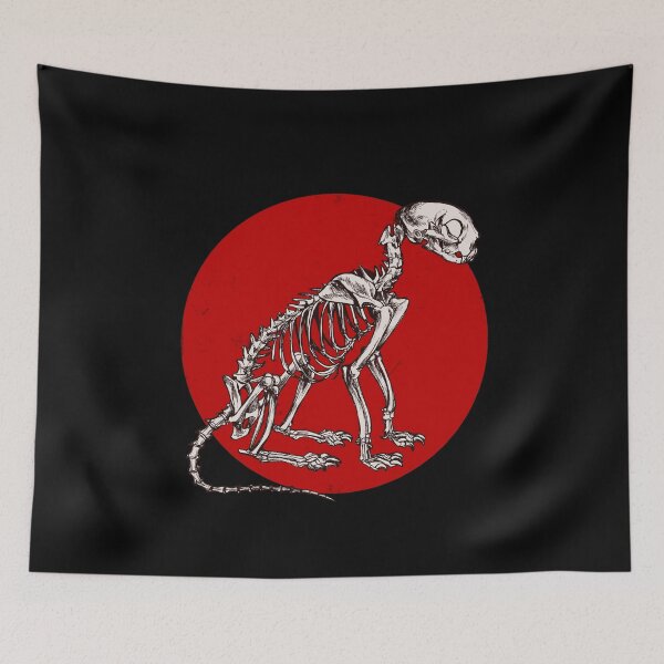 Item preview, Vintage Spooky Halloweentee Cat Skeleton designed and sold by Ryuvhiel.
