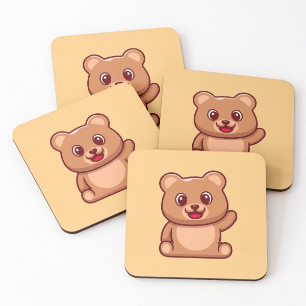 Item preview, Milk and Mocha bears | Mocha waving at you  designed and sold by Giovanni's  Brown Quotes.