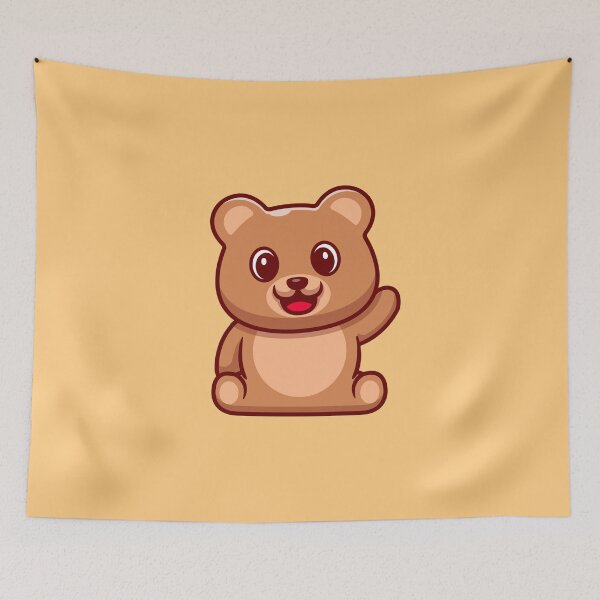 Item preview, Milk and Mocha bears | Mocha waving at you  designed and sold by Giovanni's  Brown Quotes.