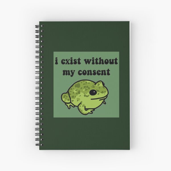 Frog Spiral Notebooks for Sale