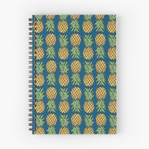 Item preview, Pineapple "buen orden" on blue designed and sold by Soramame.