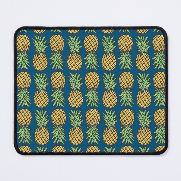 Item preview, Pineapple "buen orden" on blue designed and sold by Soramame.