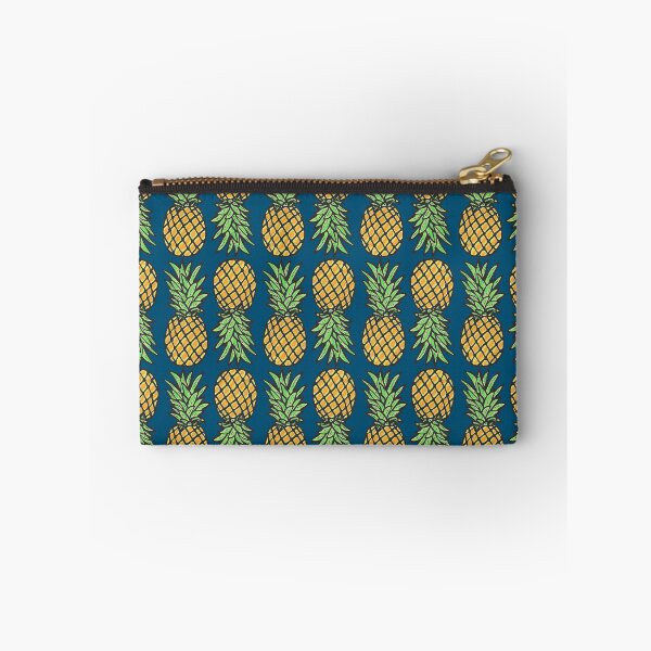 Item preview, Pineapple "buen orden" on blue designed and sold by Soramame.