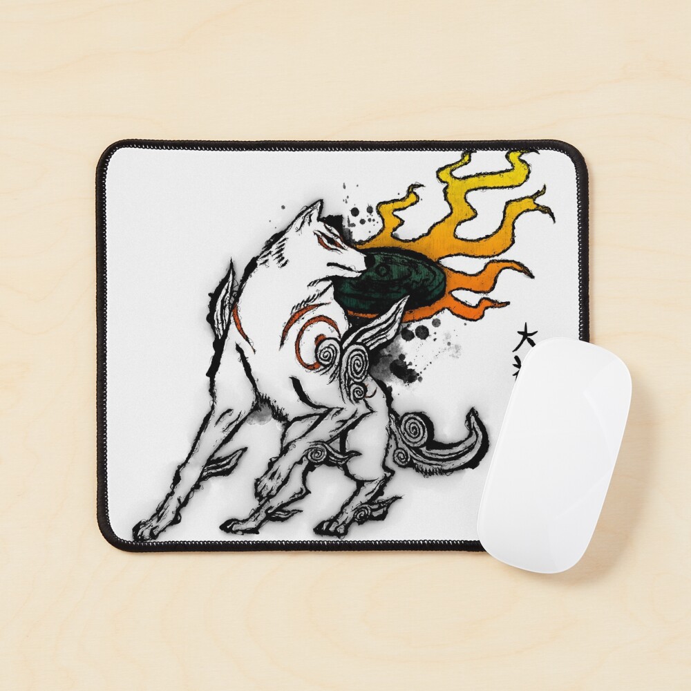 Okamiden Mousepad Chibiterasu Mousepad Amaterasu Okami 