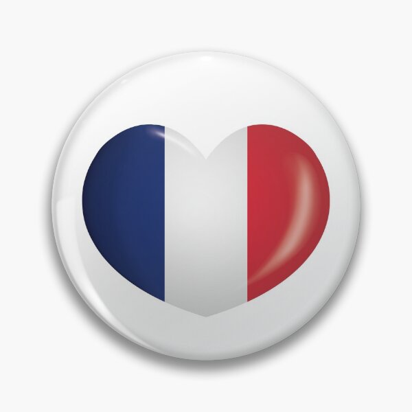 Item preview, Icon representing France heart button flag. Ideal for catalogs of institutional materials and geography designed and sold by LucianoCosmo.