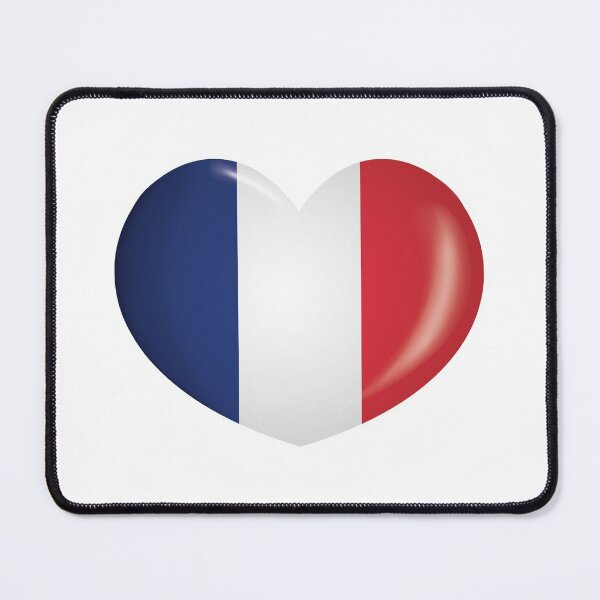 Item preview, Icon representing France heart button flag. Ideal for catalogs of institutional materials and geography designed and sold by LucianoCosmo.