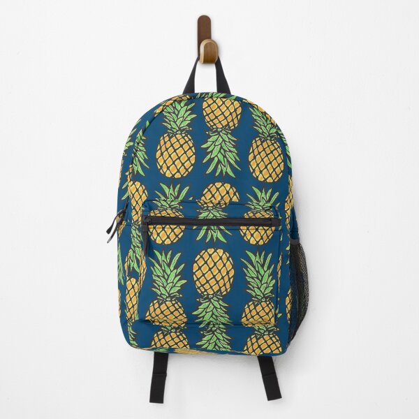 Item preview, pineapple "buen orden" on dark blue designed and sold by Soramame.