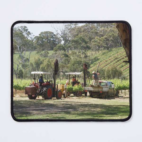 Item preview, Ramming posts on the Vineyard - by South Australian artist Avril Thomas designed and sold by MagpieSprings.