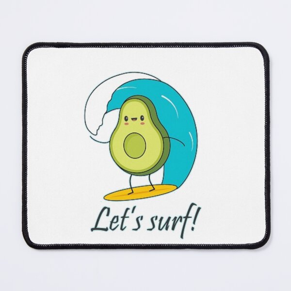 Item preview, Let's Surf - Surfin' Avocado designed and sold by Teepocalypse.