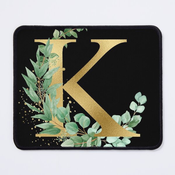 Item preview, Gold alphabet K letters,T-Shirt, women ,wedding, girls, Alphabet | Gold Letters. White Floral Alphabet Clip art, Watercolor Flowers Alphabet Letters. designed and sold by giantdesigns.