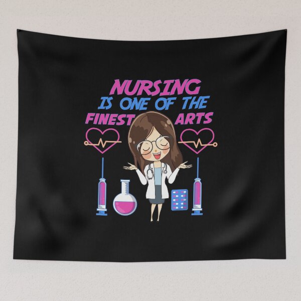 Item preview, Nursing is one of the finest arts, DNP in progress, nursing is a work of heart, nurse appreciation, Florence Nightingale designed and sold by 732Studio.