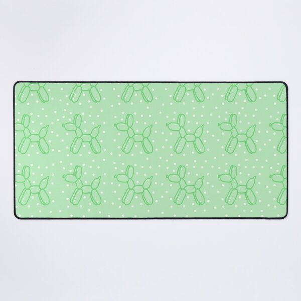 Item preview, Balloon Dogs in Green on Pastel Mint designed and sold by Whoopsidoodle.