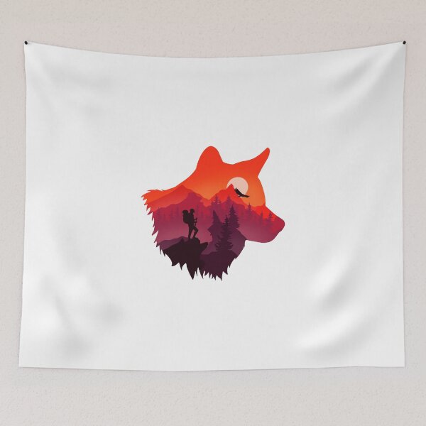 Item preview, wolves and beautiful nature designed and sold by landscapeworlds.