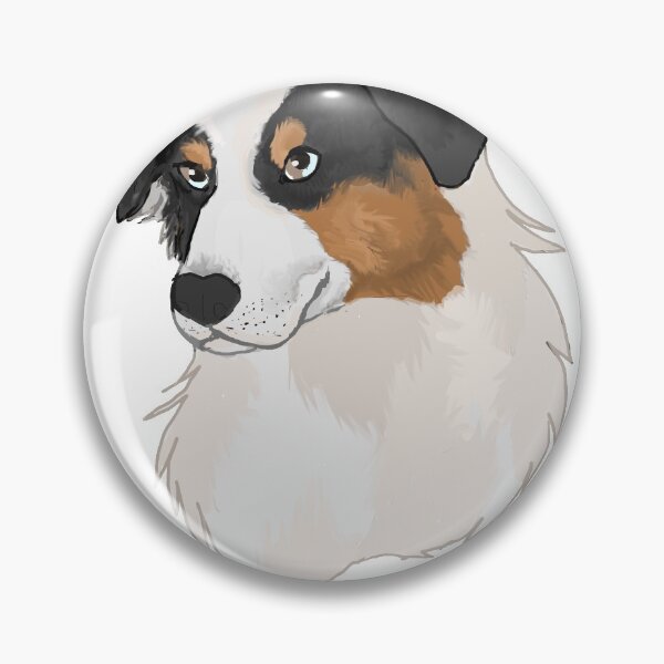 Item preview, yes I Herd you black tri Australian shepherd designed and sold by Blaspur.