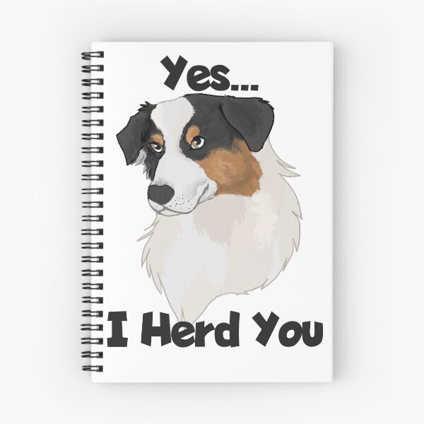Item preview, yes I Herd you black tri Australian shepherd designed and sold by Blaspur.