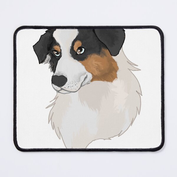 Item preview, yes I Herd you black tri Australian shepherd designed and sold by Blaspur.
