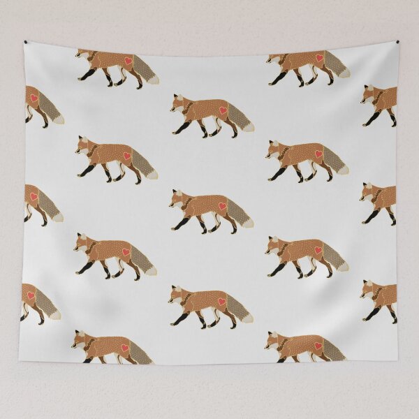 Item preview, Fox Heart Red designed and sold by Ashley Gagnon.