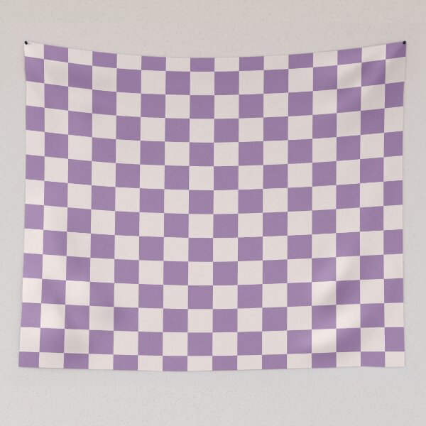 Item preview, Checkerboard Mini Check Pattern in Purple designed and sold by kierkegaard.