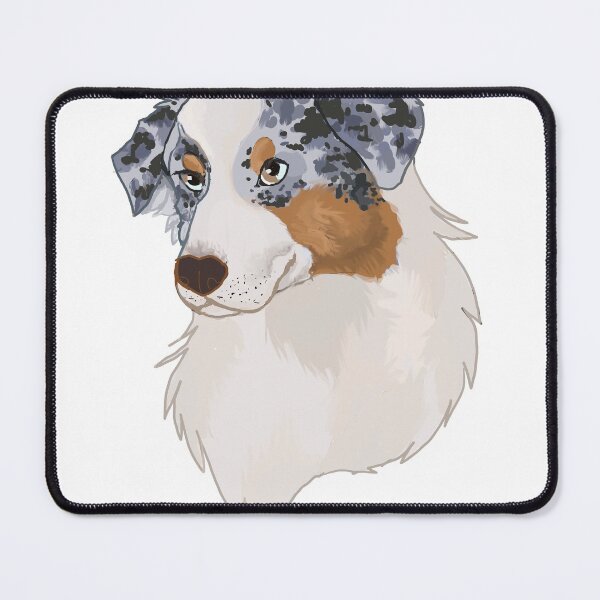 Item preview, yes I Herd you Blue merle Australian shepherd designed and sold by Blaspur.