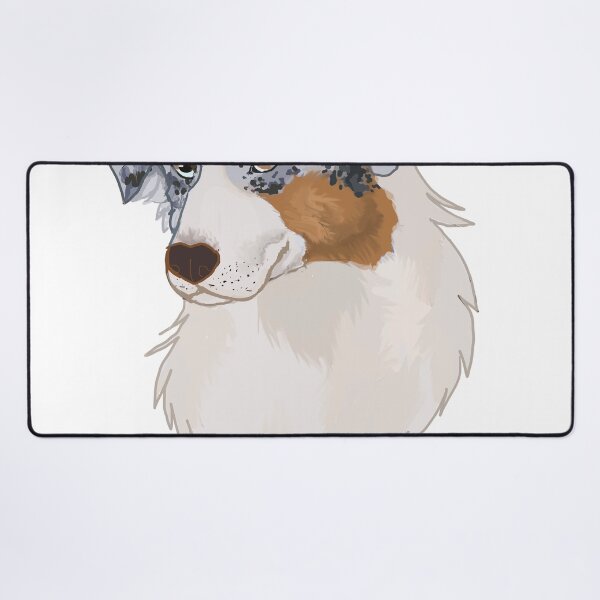 Item preview, yes I Herd you Blue merle Australian shepherd designed and sold by Blaspur.