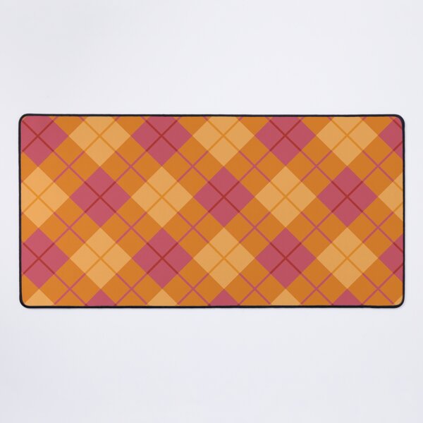 Item preview, Bias Plaid en rosa y naranja designed and sold by Lisann.