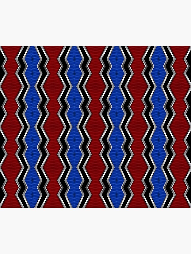 red-blue-black-luxury-geometric-pattern-poster-for-sale-by