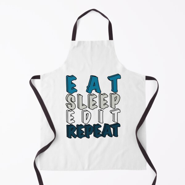 Item preview, Eat Sleep Edit Repeat designed and sold by Dinashop.