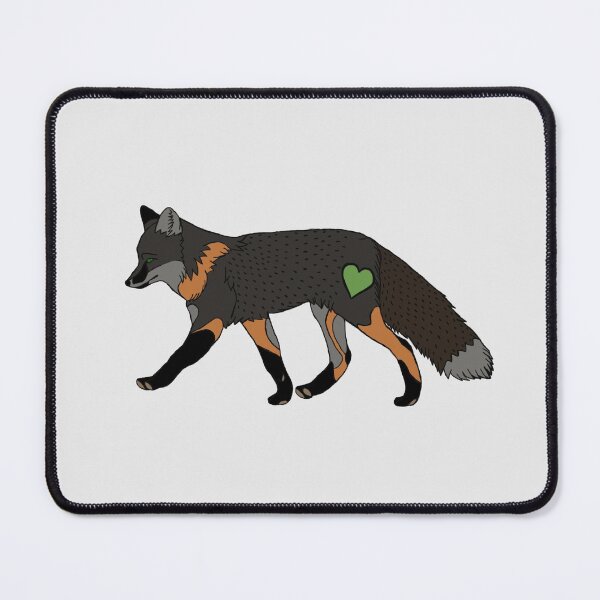 Item preview, Fox Heart Green designed and sold by Ashley Gagnon.