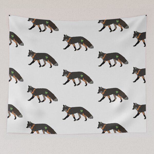 Item preview, Fox Heart Green designed and sold by Ashley Gagnon.